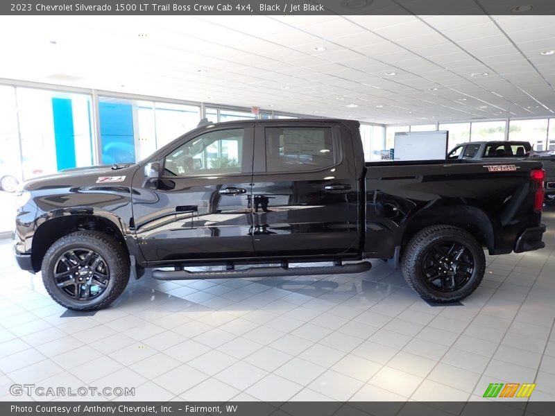 Black / Jet Black 2023 Chevrolet Silverado 1500 LT Trail Boss Crew Cab 4x4