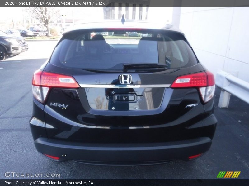 Crystal Black Pearl / Black 2020 Honda HR-V LX AWD