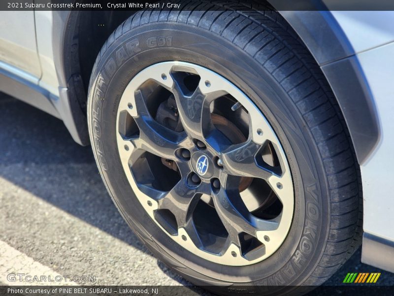 Crystal White Pearl / Gray 2021 Subaru Crosstrek Premium