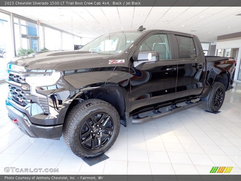 Black / Jet Black 2023 Chevrolet Silverado 1500 LT Trail Boss Crew Cab 4x4