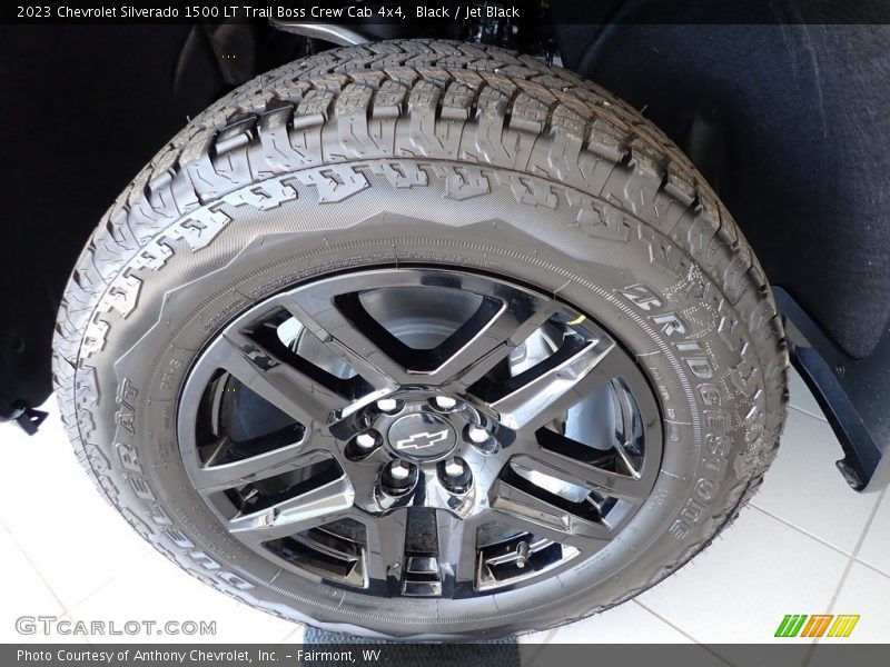 Black / Jet Black 2023 Chevrolet Silverado 1500 LT Trail Boss Crew Cab 4x4