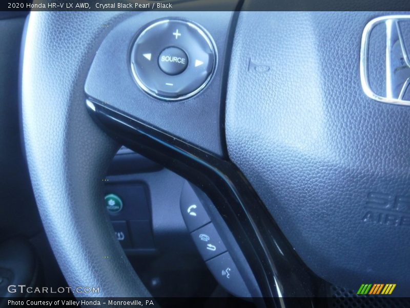 Crystal Black Pearl / Black 2020 Honda HR-V LX AWD