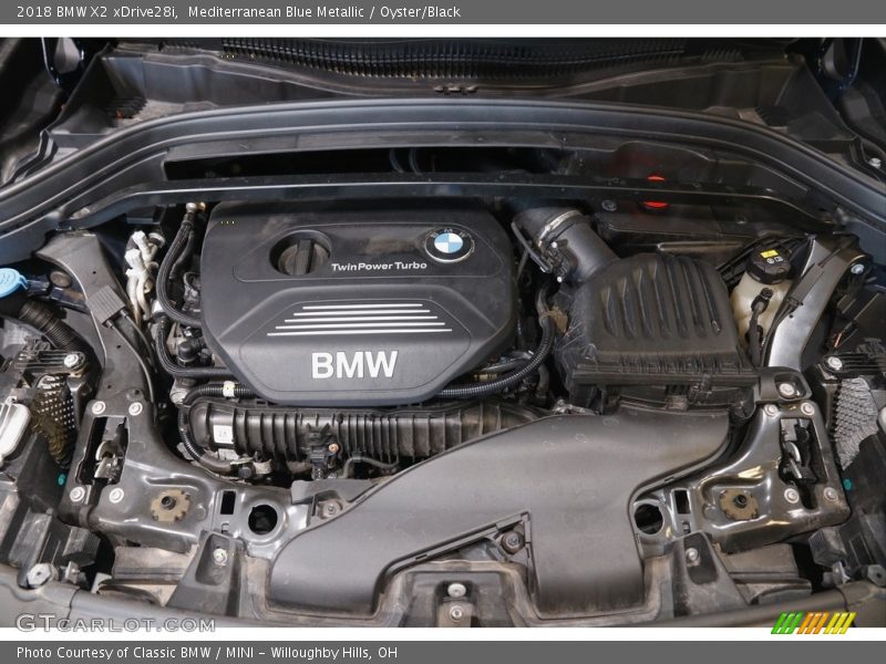 Mediterranean Blue Metallic / Oyster/Black 2018 BMW X2 xDrive28i