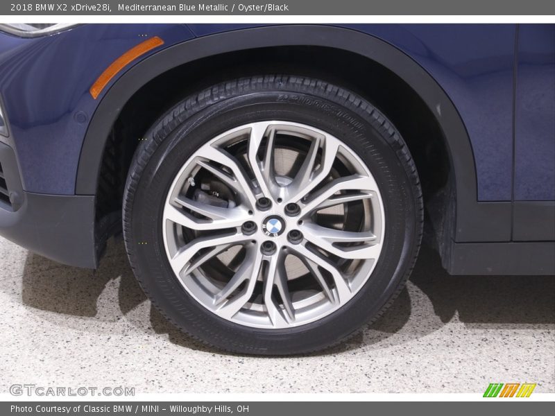 Mediterranean Blue Metallic / Oyster/Black 2018 BMW X2 xDrive28i