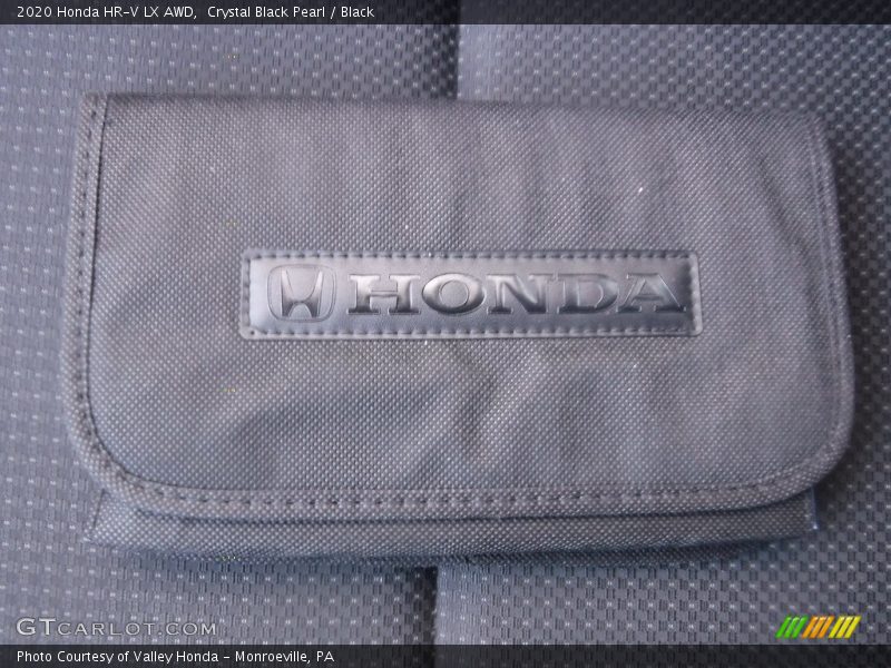 Crystal Black Pearl / Black 2020 Honda HR-V LX AWD