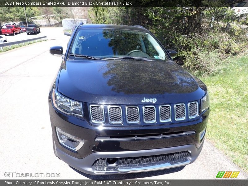 Diamond Black Crystal Pearl / Black 2021 Jeep Compass Limited 4x4
