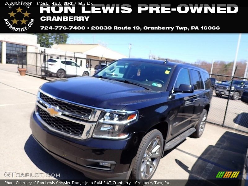 Black / Jet Black 2020 Chevrolet Tahoe LT 4WD