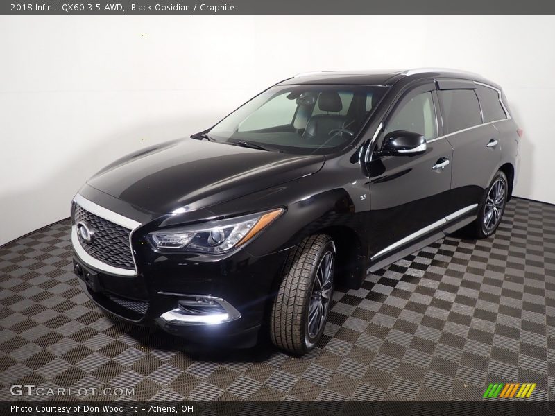 Black Obsidian / Graphite 2018 Infiniti QX60 3.5 AWD
