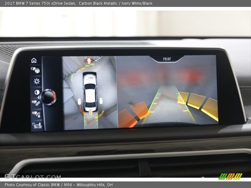 Carbon Black Metallic / Ivory White/Black 2017 BMW 7 Series 750i xDrive Sedan