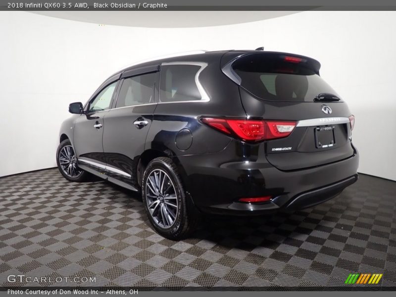 Black Obsidian / Graphite 2018 Infiniti QX60 3.5 AWD