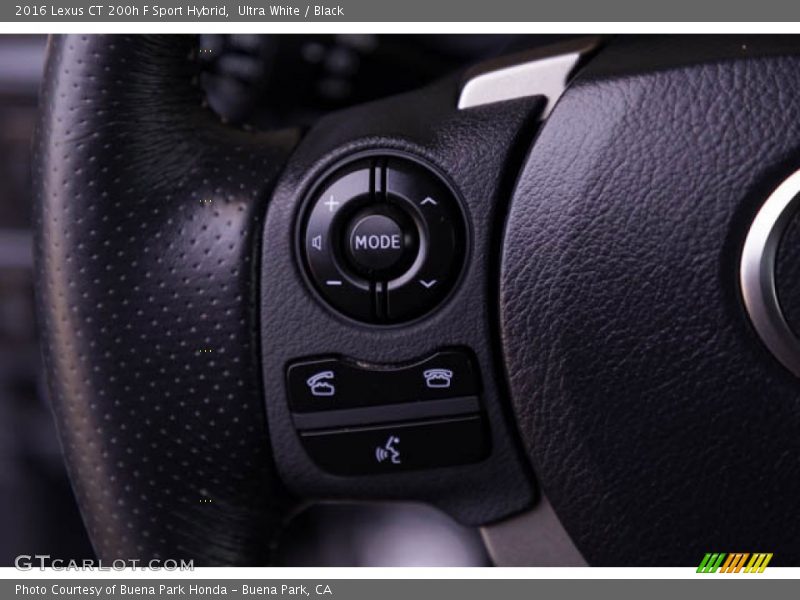  2016 CT 200h F Sport Hybrid Steering Wheel