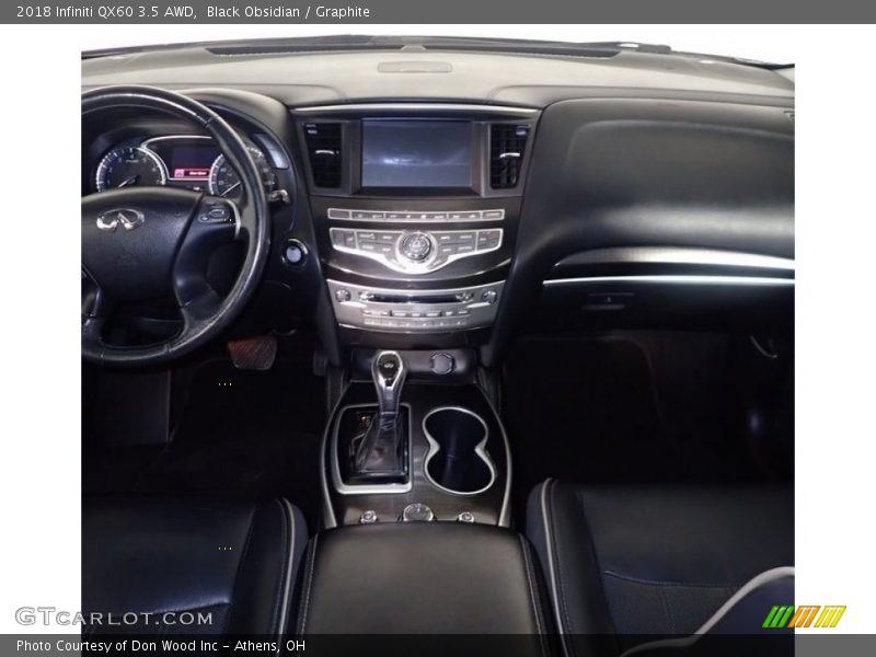 Dashboard of 2018 QX60 3.5 AWD