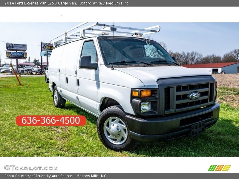 Oxford White / Medium Flint 2014 Ford E-Series Van E250 Cargo Van