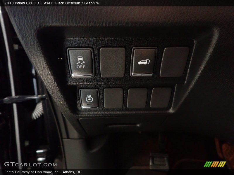 Black Obsidian / Graphite 2018 Infiniti QX60 3.5 AWD