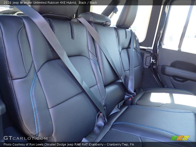 Black / Black 2023 Jeep Wrangler Unlimited Rubicon 4XE Hybrid