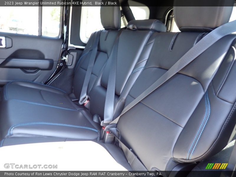 Black / Black 2023 Jeep Wrangler Unlimited Rubicon 4XE Hybrid
