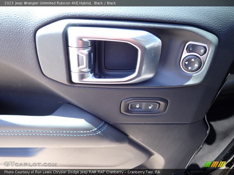 Black / Black 2023 Jeep Wrangler Unlimited Rubicon 4XE Hybrid