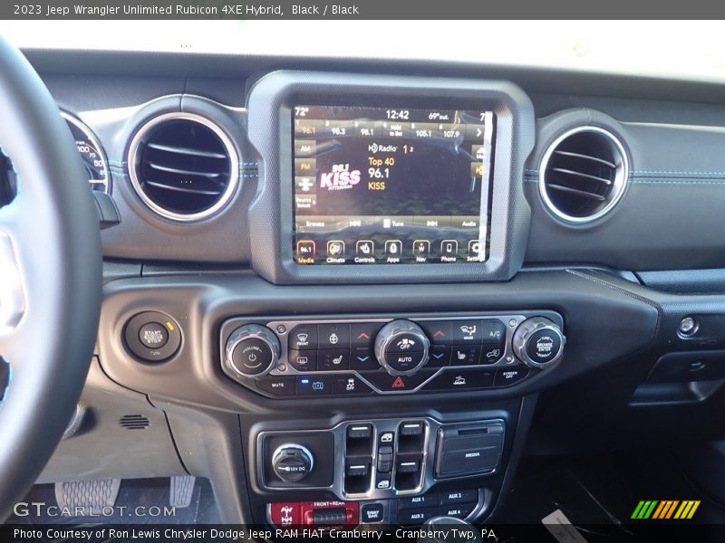 Black / Black 2023 Jeep Wrangler Unlimited Rubicon 4XE Hybrid