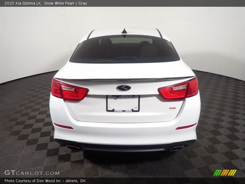 Snow White Pearl / Gray 2015 Kia Optima LX