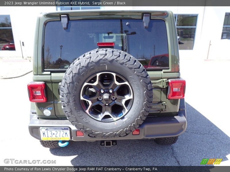 Sarge Green / Black 2023 Jeep Wrangler Unlimited Rubicon 4XE Hybrid