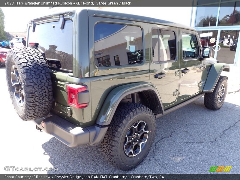 Sarge Green / Black 2023 Jeep Wrangler Unlimited Rubicon 4XE Hybrid