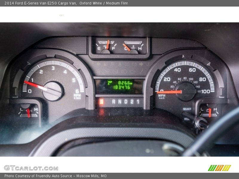 Oxford White / Medium Flint 2014 Ford E-Series Van E250 Cargo Van