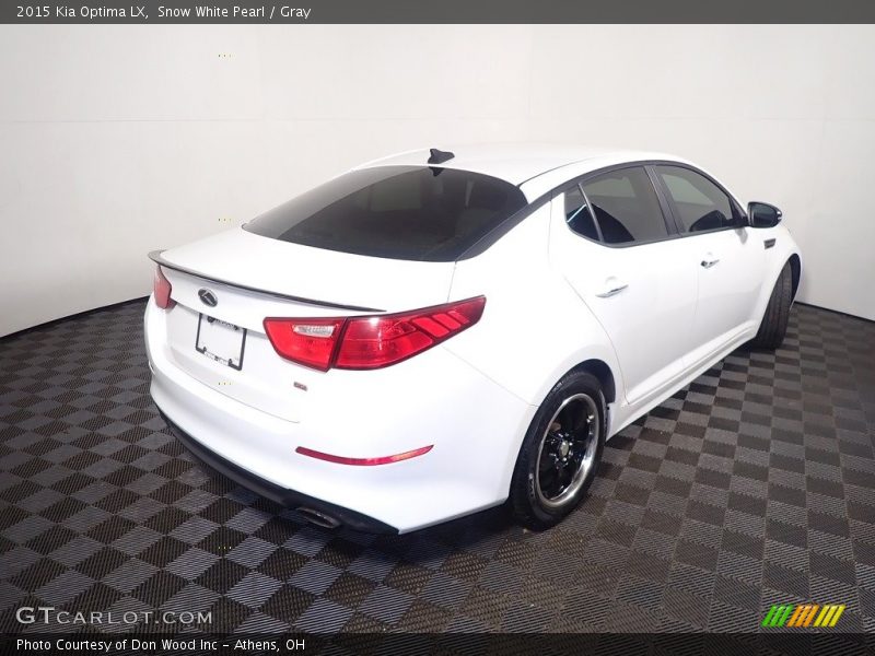 Snow White Pearl / Gray 2015 Kia Optima LX