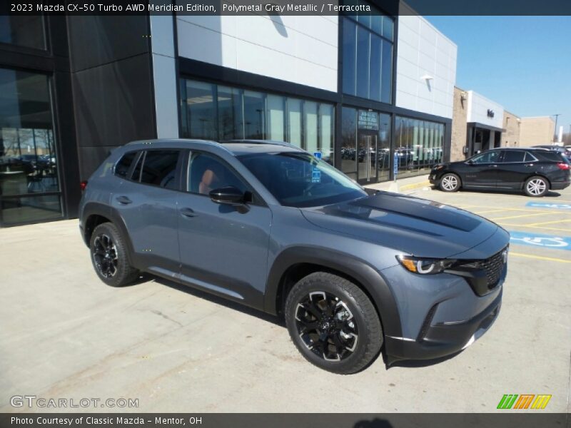 Polymetal Gray Metallic / Terracotta 2023 Mazda CX-50 Turbo AWD Meridian Edition