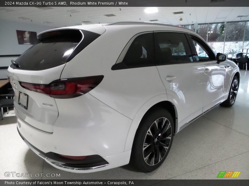 Rhodium White Premium / White 2024 Mazda CX-90 Turbo S AWD