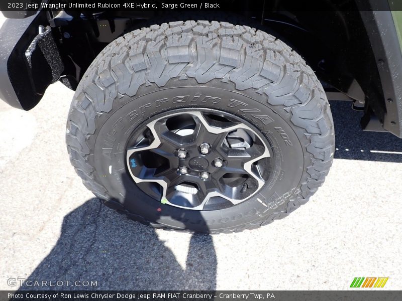 Sarge Green / Black 2023 Jeep Wrangler Unlimited Rubicon 4XE Hybrid