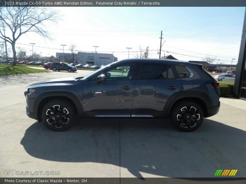 Polymetal Gray Metallic / Terracotta 2023 Mazda CX-50 Turbo AWD Meridian Edition