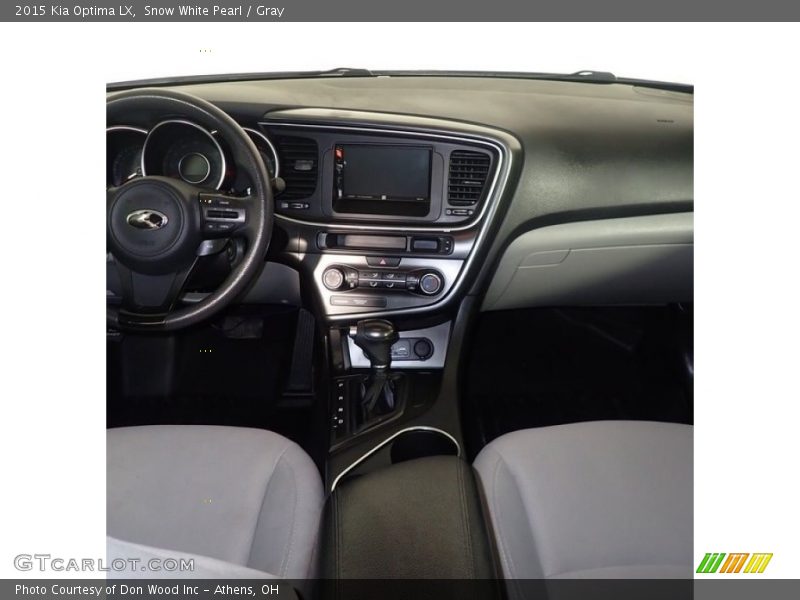 Snow White Pearl / Gray 2015 Kia Optima LX