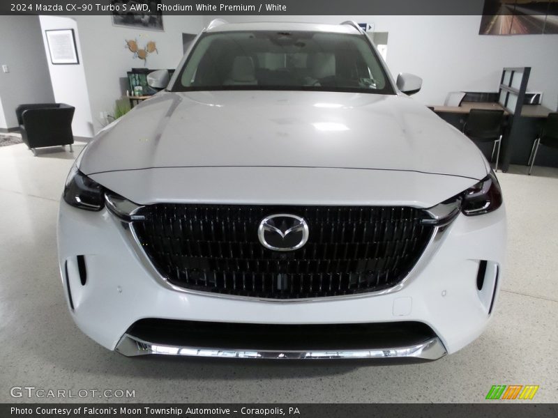 Rhodium White Premium / White 2024 Mazda CX-90 Turbo S AWD