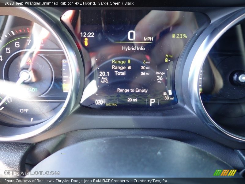 Sarge Green / Black 2023 Jeep Wrangler Unlimited Rubicon 4XE Hybrid