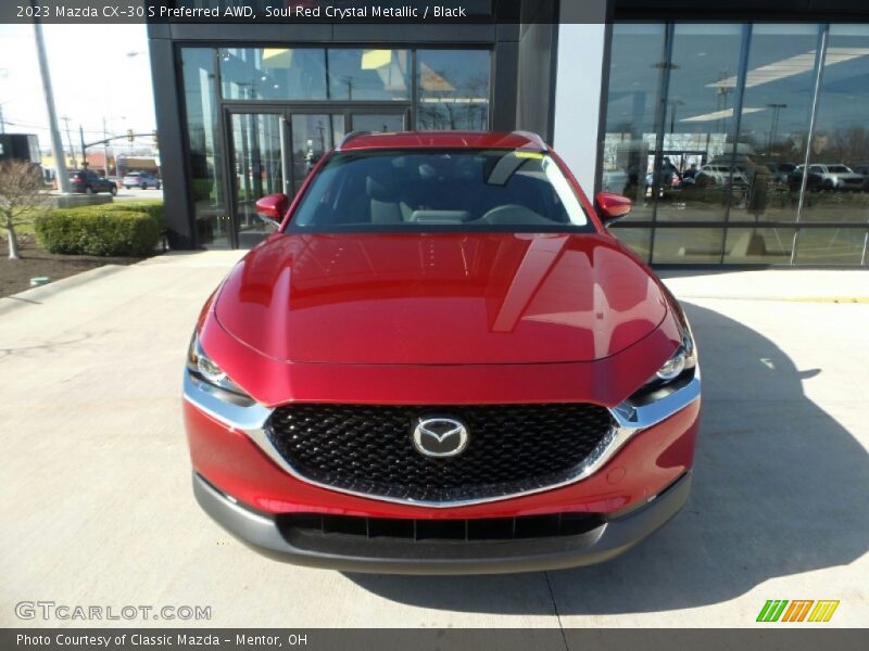 Soul Red Crystal Metallic / Black 2023 Mazda CX-30 S Preferred AWD