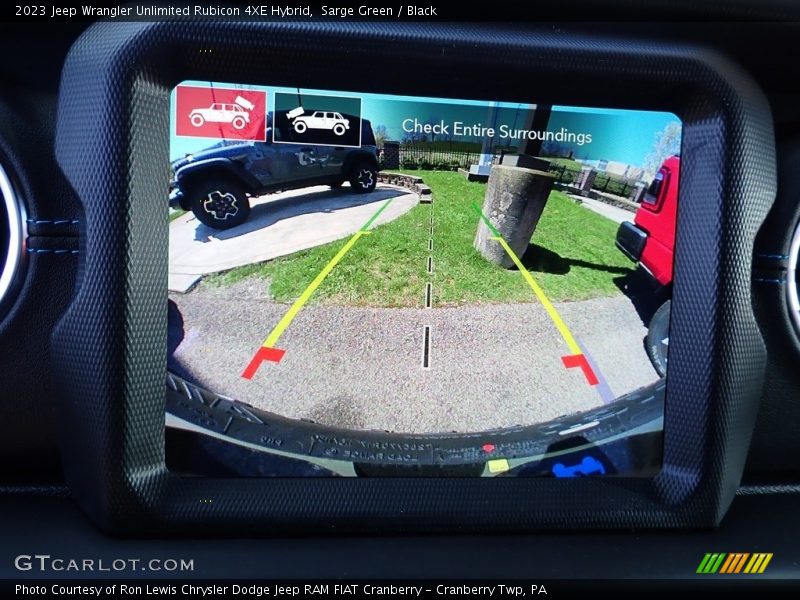 Sarge Green / Black 2023 Jeep Wrangler Unlimited Rubicon 4XE Hybrid