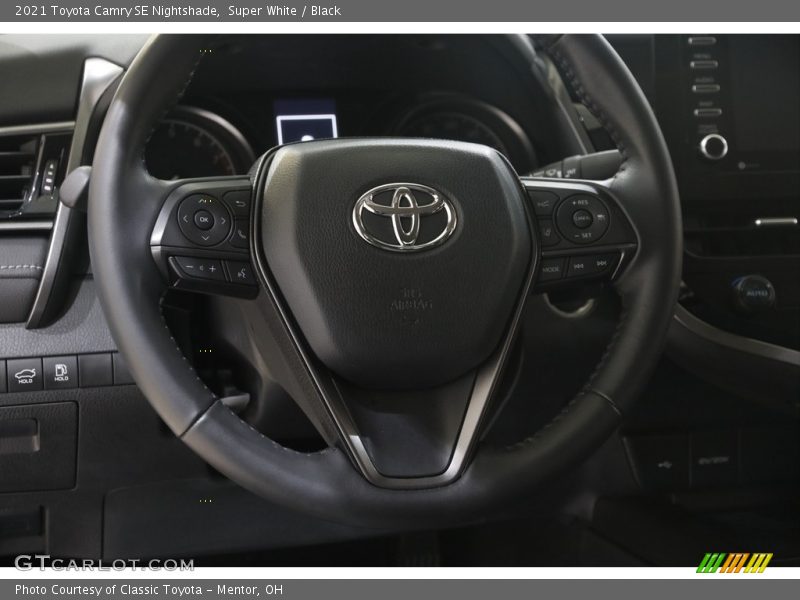 Super White / Black 2021 Toyota Camry SE Nightshade