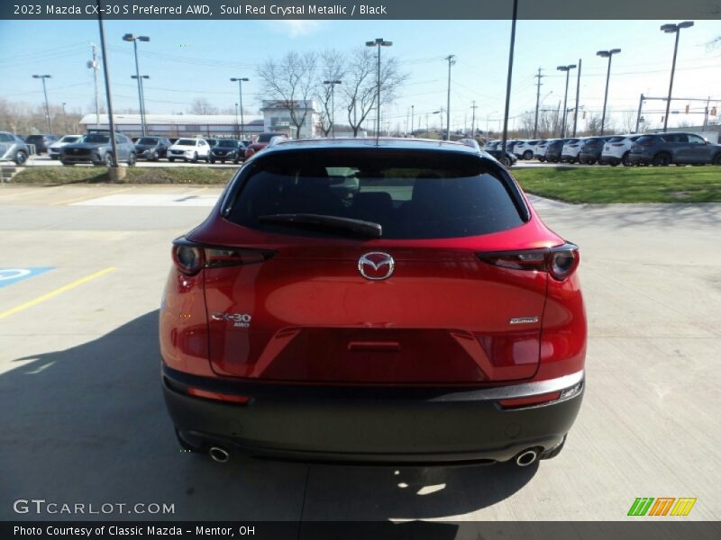 Soul Red Crystal Metallic / Black 2023 Mazda CX-30 S Preferred AWD