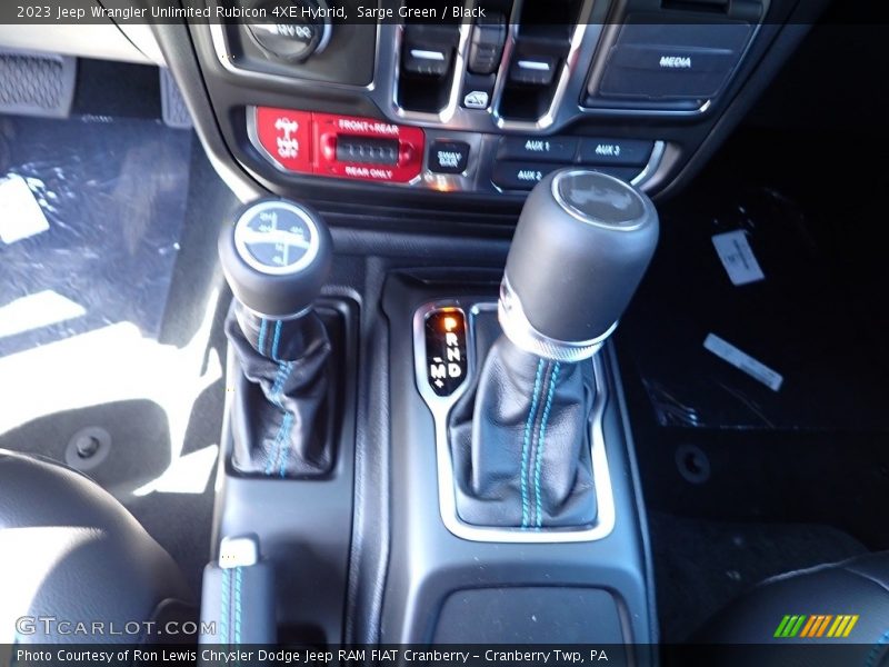 Sarge Green / Black 2023 Jeep Wrangler Unlimited Rubicon 4XE Hybrid