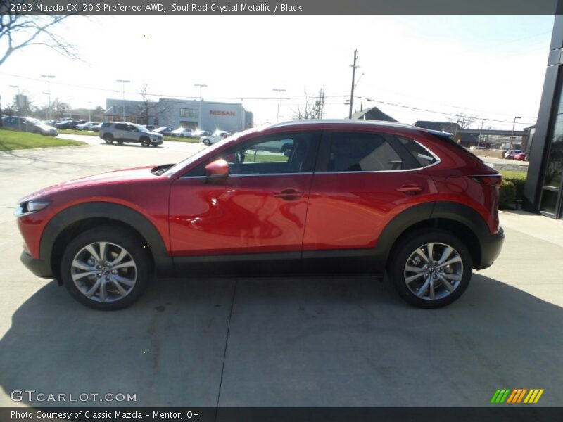 Soul Red Crystal Metallic / Black 2023 Mazda CX-30 S Preferred AWD