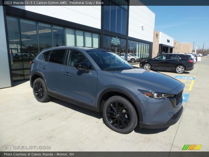 Polymetal Gray / Black 2023 Mazda CX-5 S Carbon Edition AWD