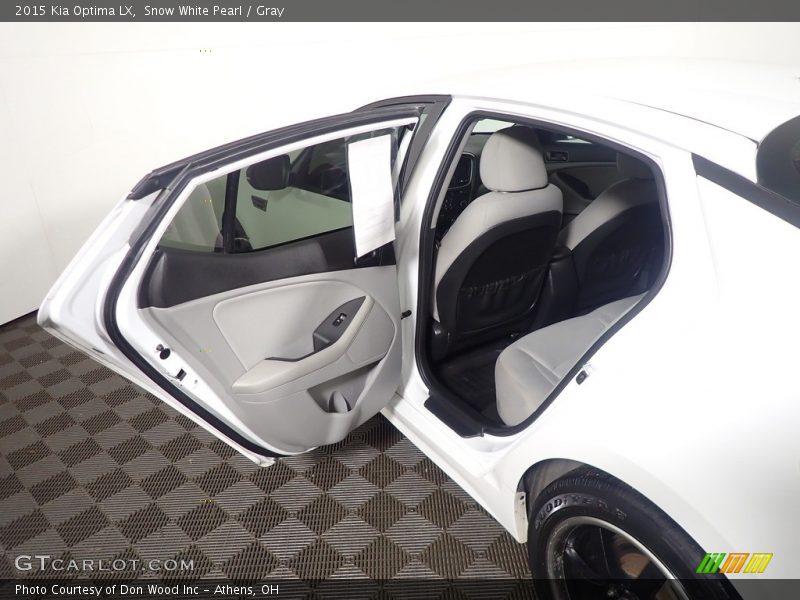 Snow White Pearl / Gray 2015 Kia Optima LX