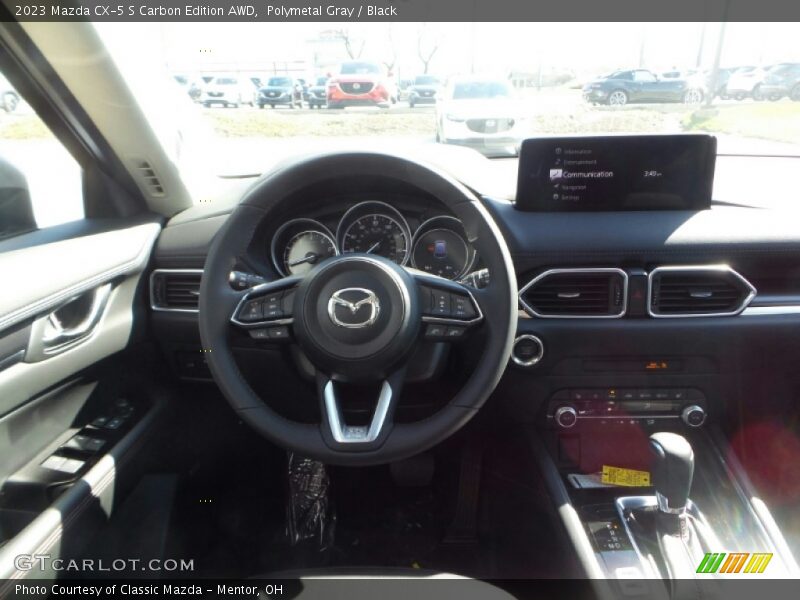 Polymetal Gray / Black 2023 Mazda CX-5 S Carbon Edition AWD