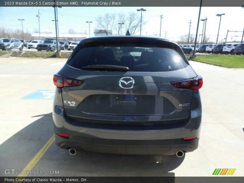 Polymetal Gray / Black 2023 Mazda CX-5 S Carbon Edition AWD