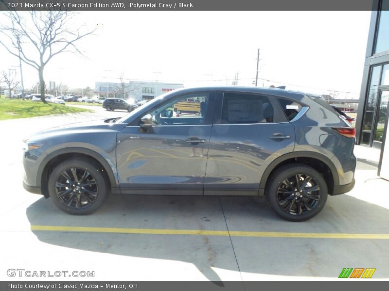 Polymetal Gray / Black 2023 Mazda CX-5 S Carbon Edition AWD