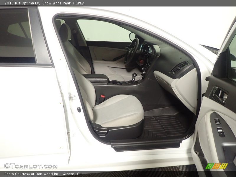 Snow White Pearl / Gray 2015 Kia Optima LX
