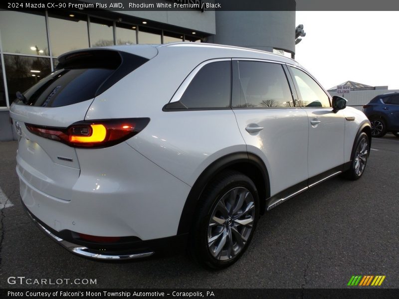 Rhodium White Premium / Black 2024 Mazda CX-90 Premium Plus AWD