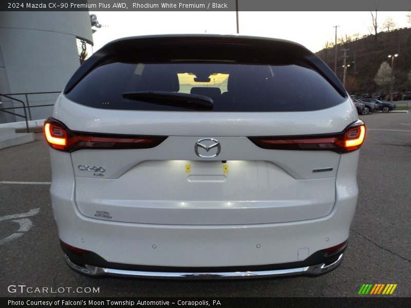 Rhodium White Premium / Black 2024 Mazda CX-90 Premium Plus AWD