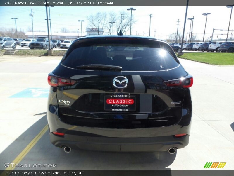 Jet Black Mica / Parchment 2023 Mazda CX-5 S Premium AWD