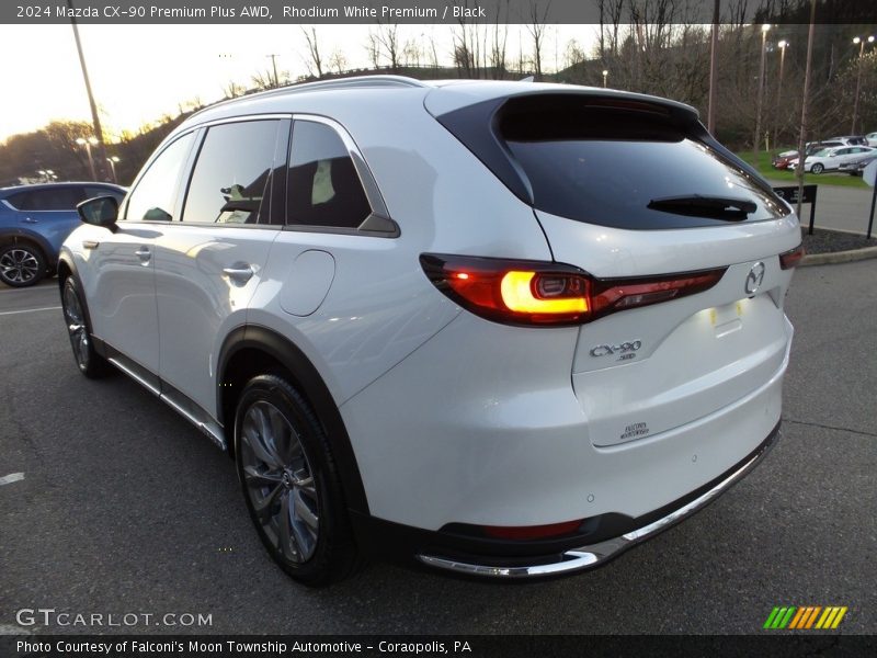 Rhodium White Premium / Black 2024 Mazda CX-90 Premium Plus AWD